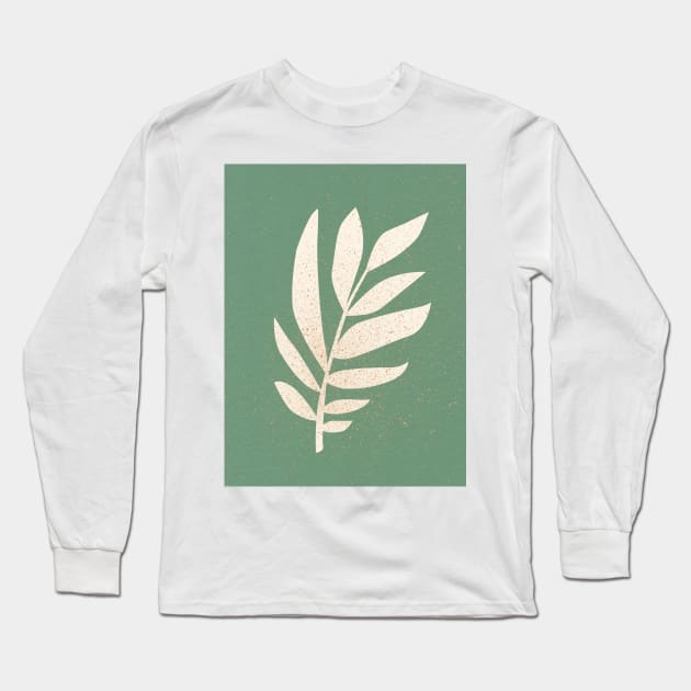 Cut-out Plant - Green Long Sleeve T-Shirt by moonlightprint